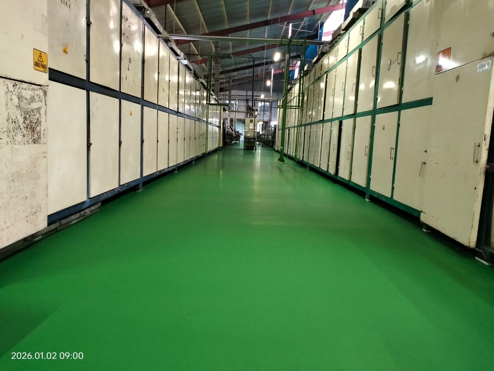 Hasil PU Concrete Cold Storage
